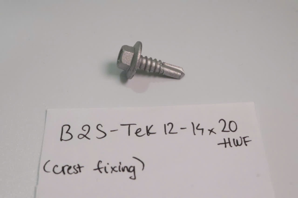 Vít B2S-TEK#12-14x20HWF (crest fixing)